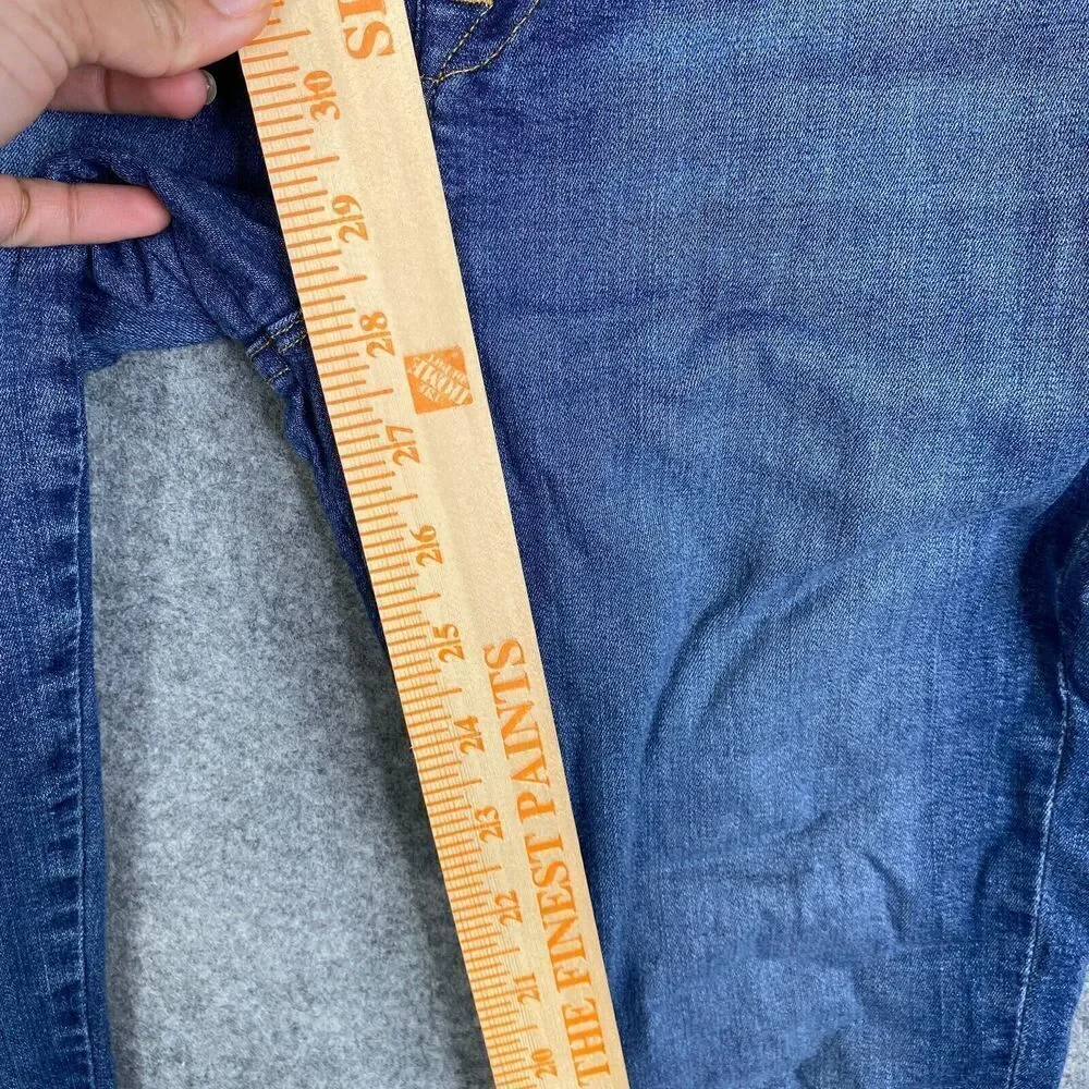 Frame Jeans Womens 27 Blue Denim Le High Skinny Stretch Medium Wash - Picture 4 of 9
